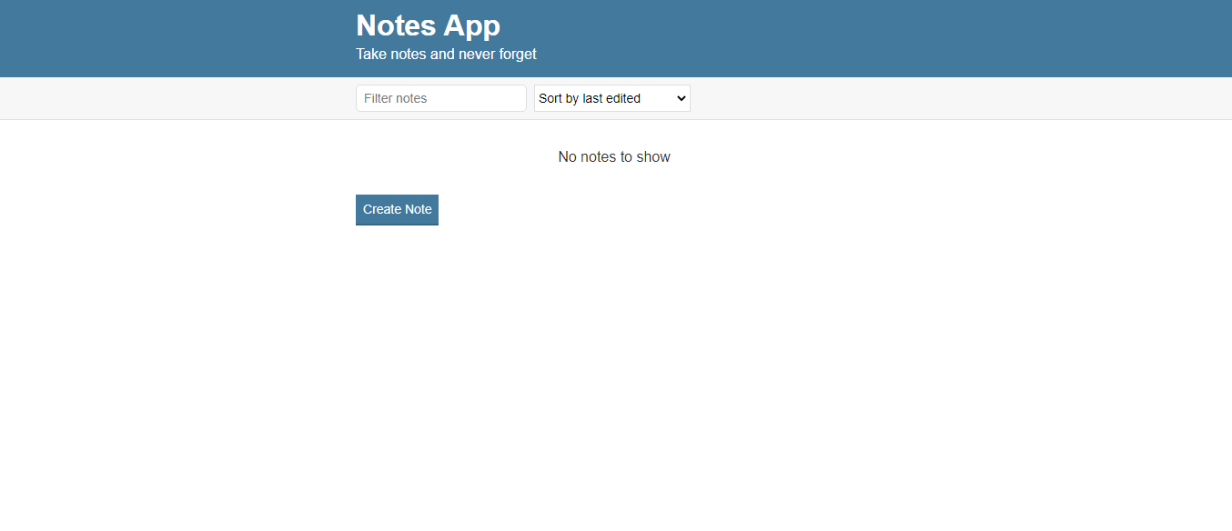 Notes project