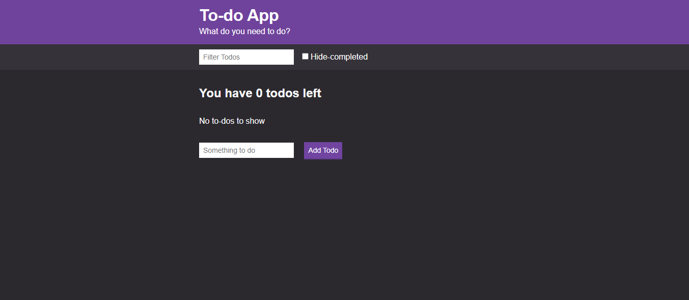Todo App project